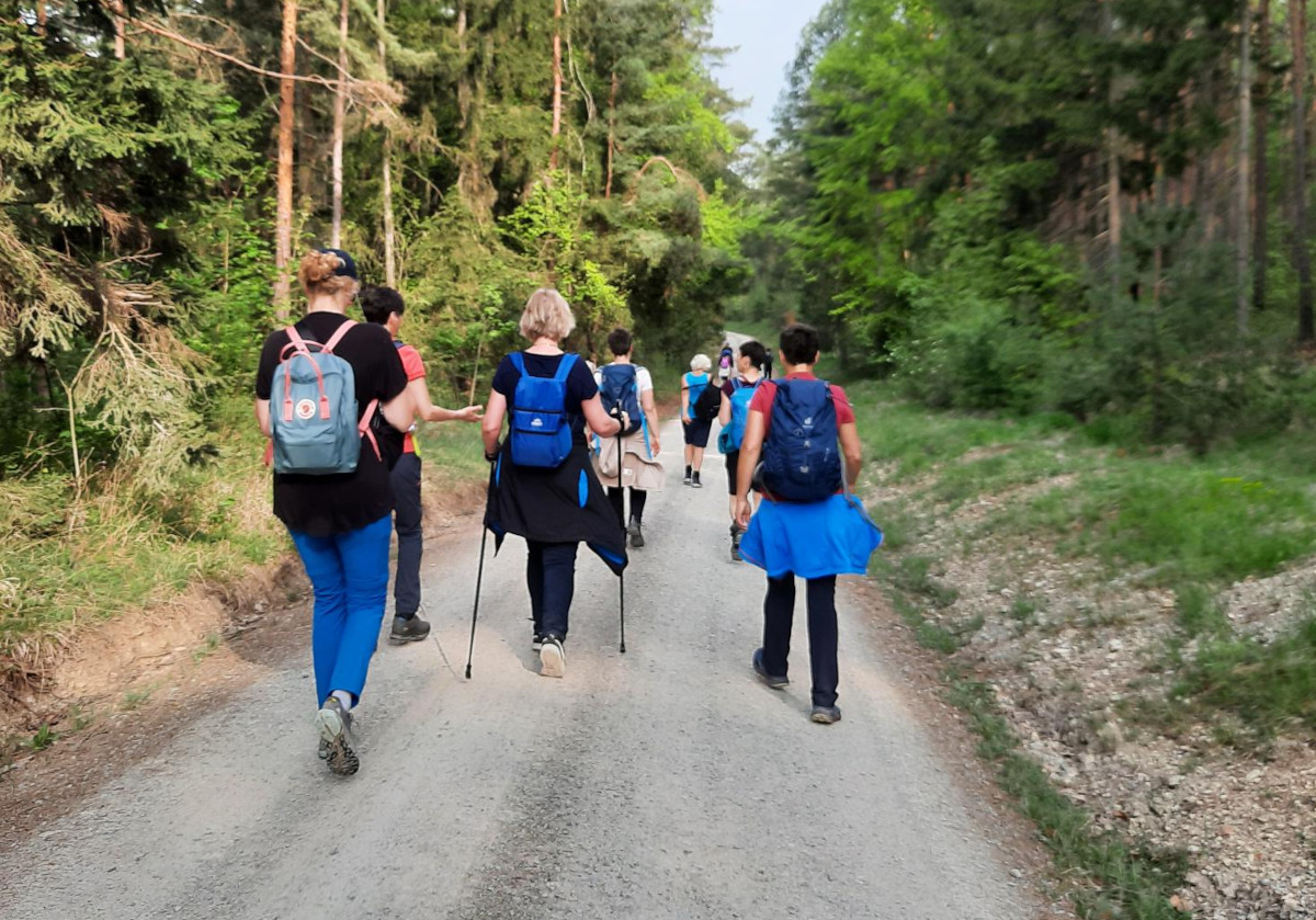 Unterwegs auf dem Goethe Wanderweg
