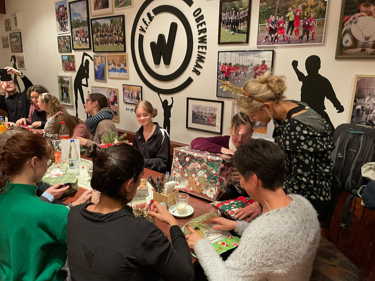 Weihnachtsfeier der Runclusive Abteilung des VfB Oberweimar