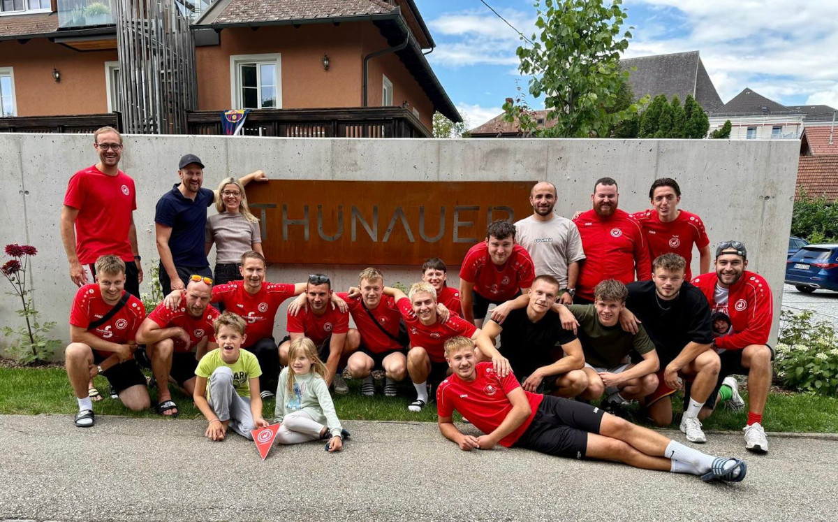 Unsere Herren grüßen aus dem Trainingslager in Österreich Unsere Herren grüßen aus dem Trainingslager in Österreich