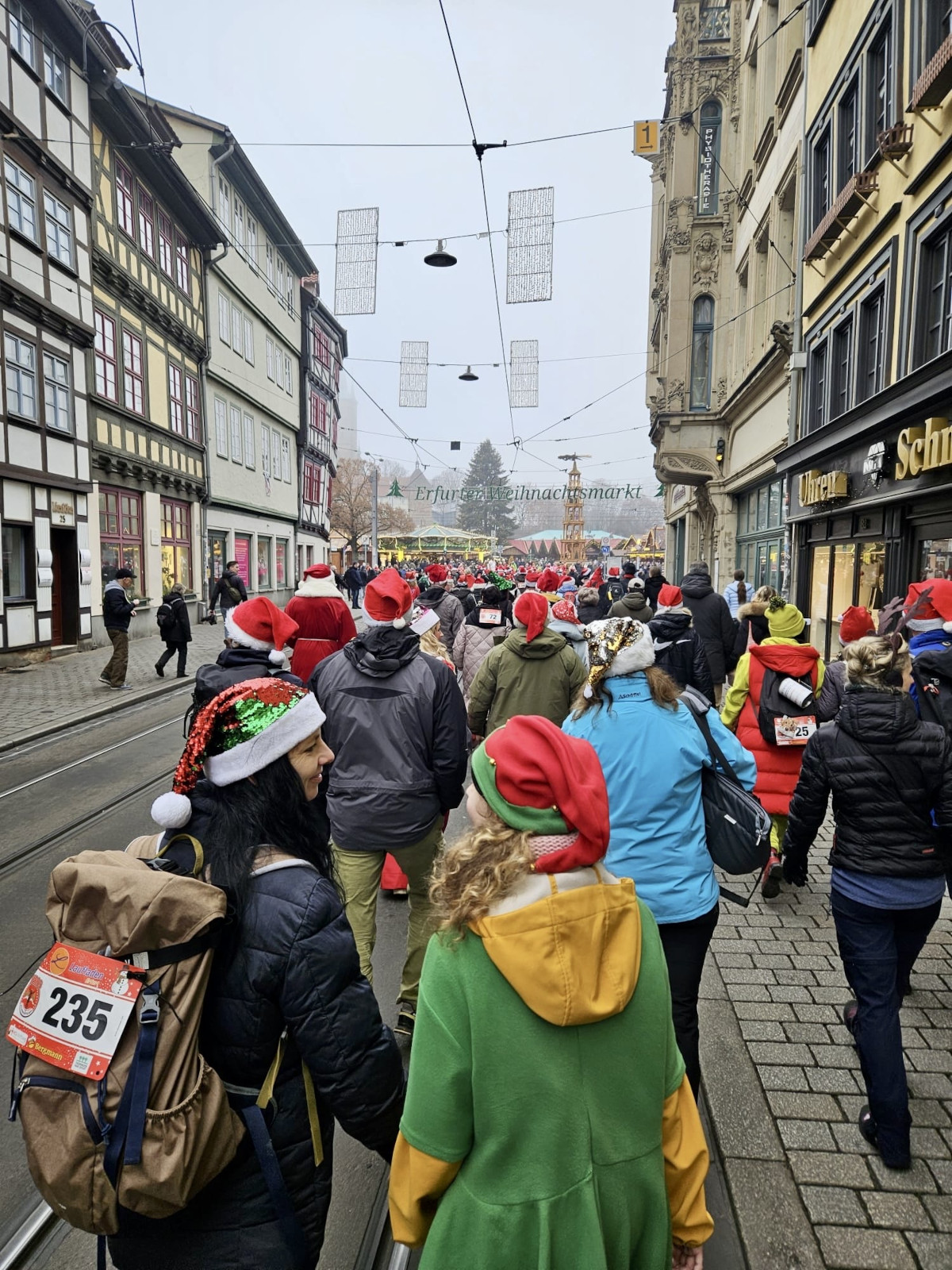 Erfurter Weihnachtslauf zugunsten der NCL Stiftung