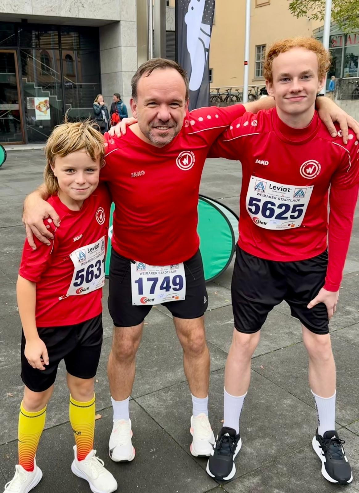 VfB Oberweimar erfolgreich beim Weimarer Stadtlauf!️