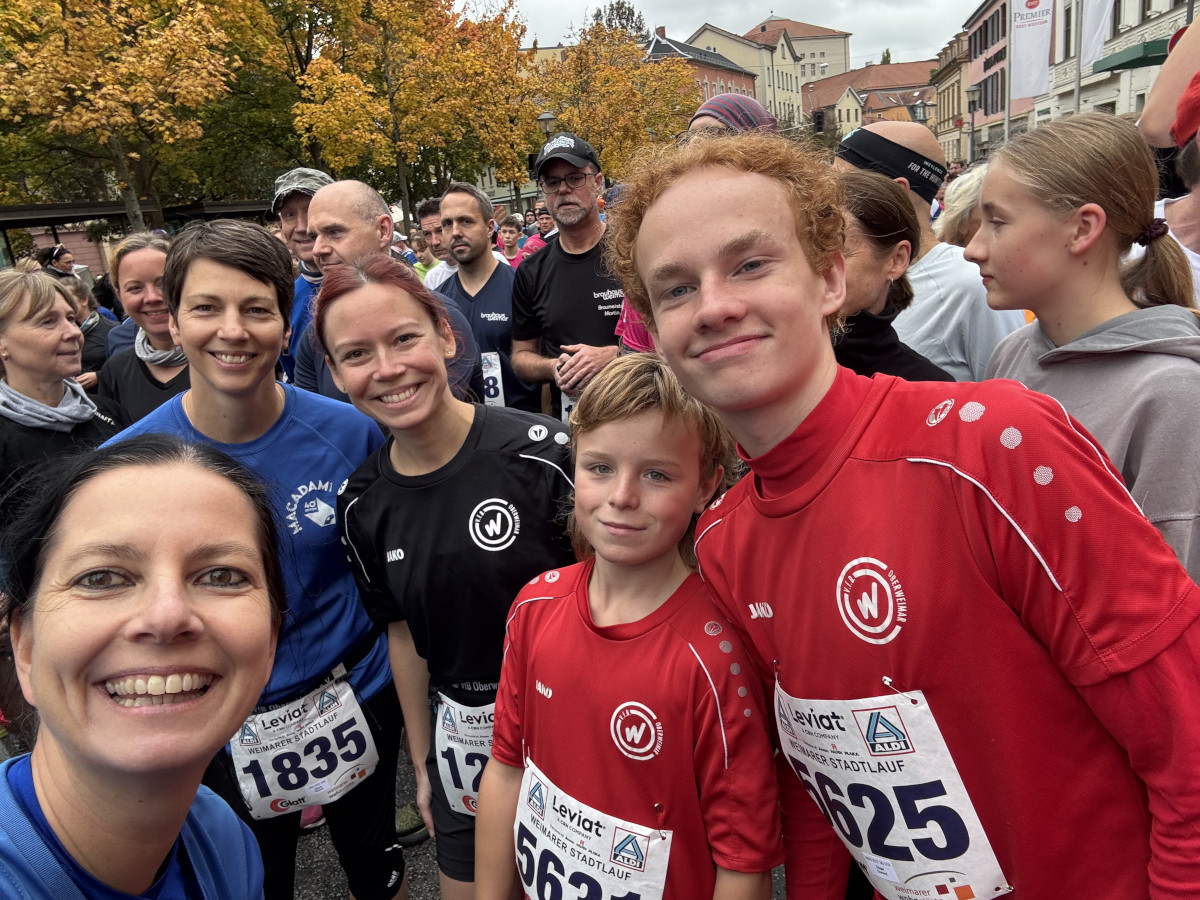 VfB Oberweimar erfolgreich beim Weimarer Stadtlauf!️