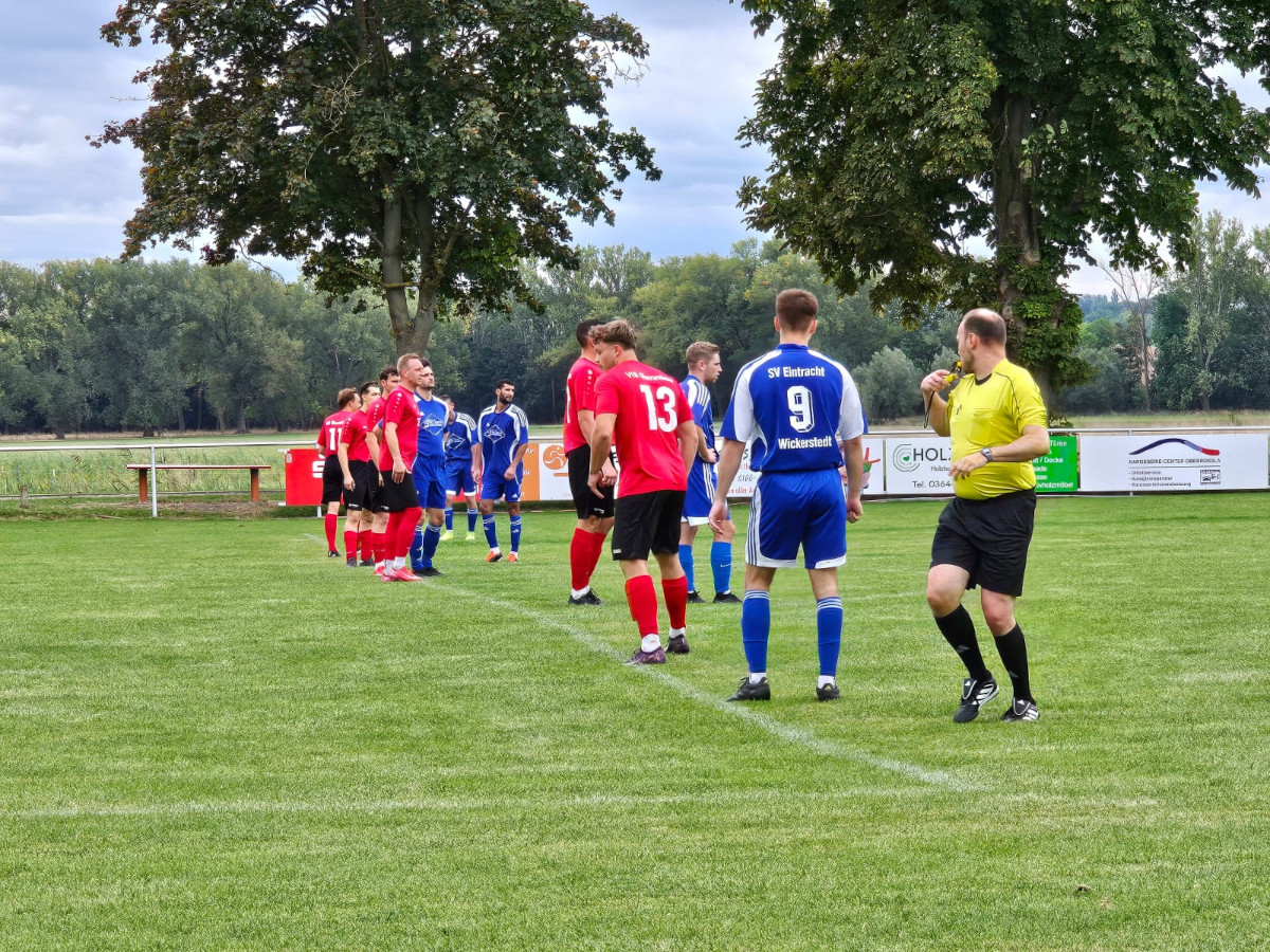 Spannender Pokalfight in Wickerstedt - Erste gewinnt 2:1