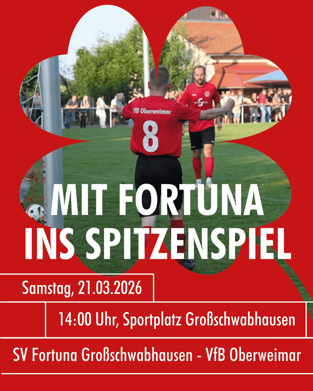Mit Fortuna in das Spitzenspiel Mit Fortuna in das Spitzenspiel