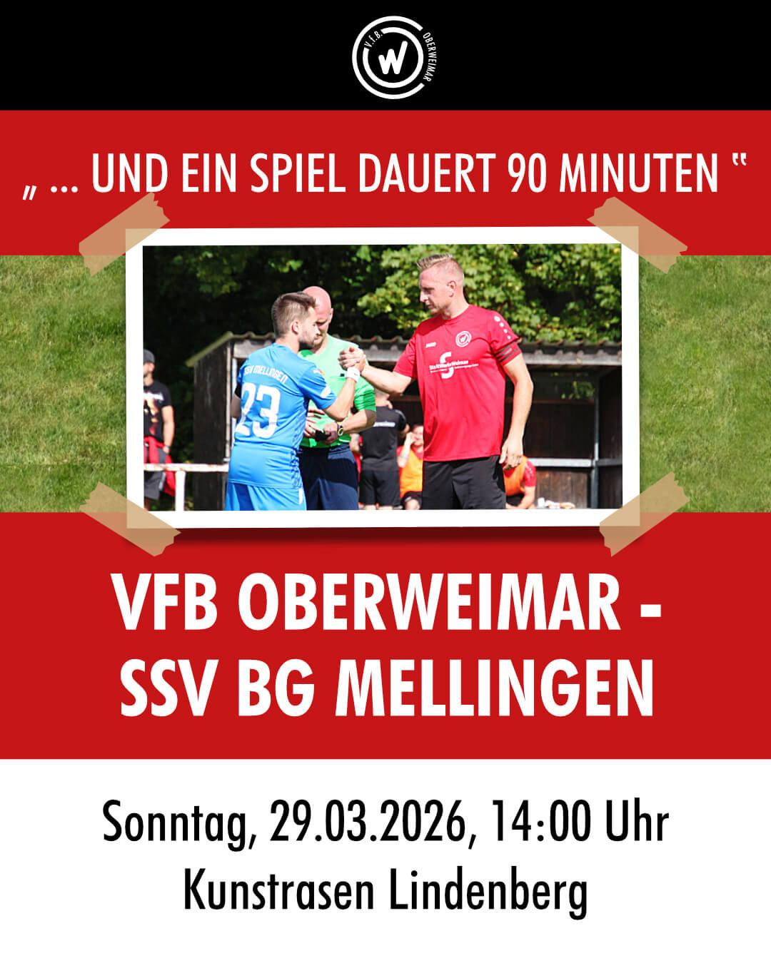 1. Herren: 90 Minuten gegen Mellingen