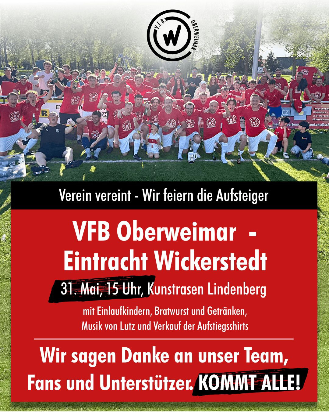 Nach dem 5:0 Auswärtssieg in Kromsdorf steht der Aufstieg fest Nach dem 5:0 Auswärtssieg in Kromsdorf steht der Aufstieg fest