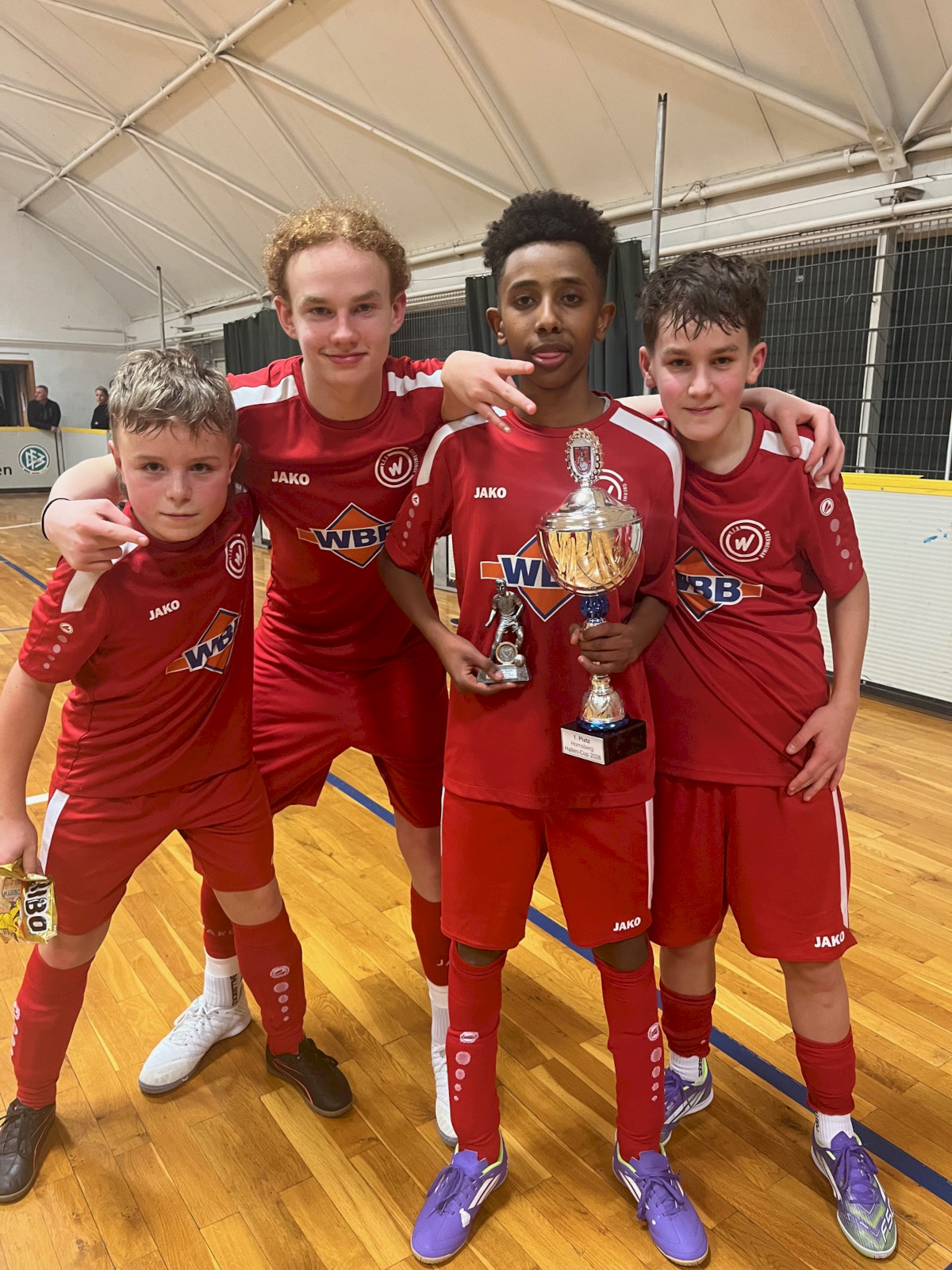 Turniersieg über Bande