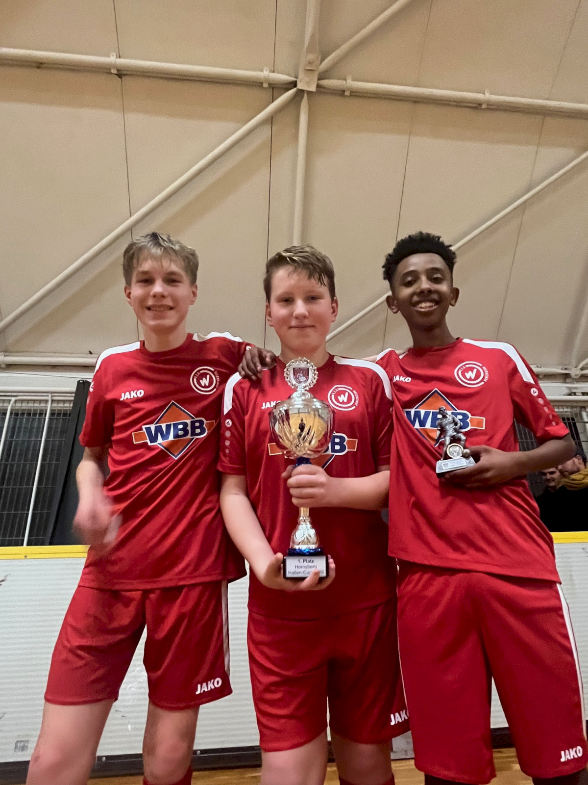 Turniersieg über Bande