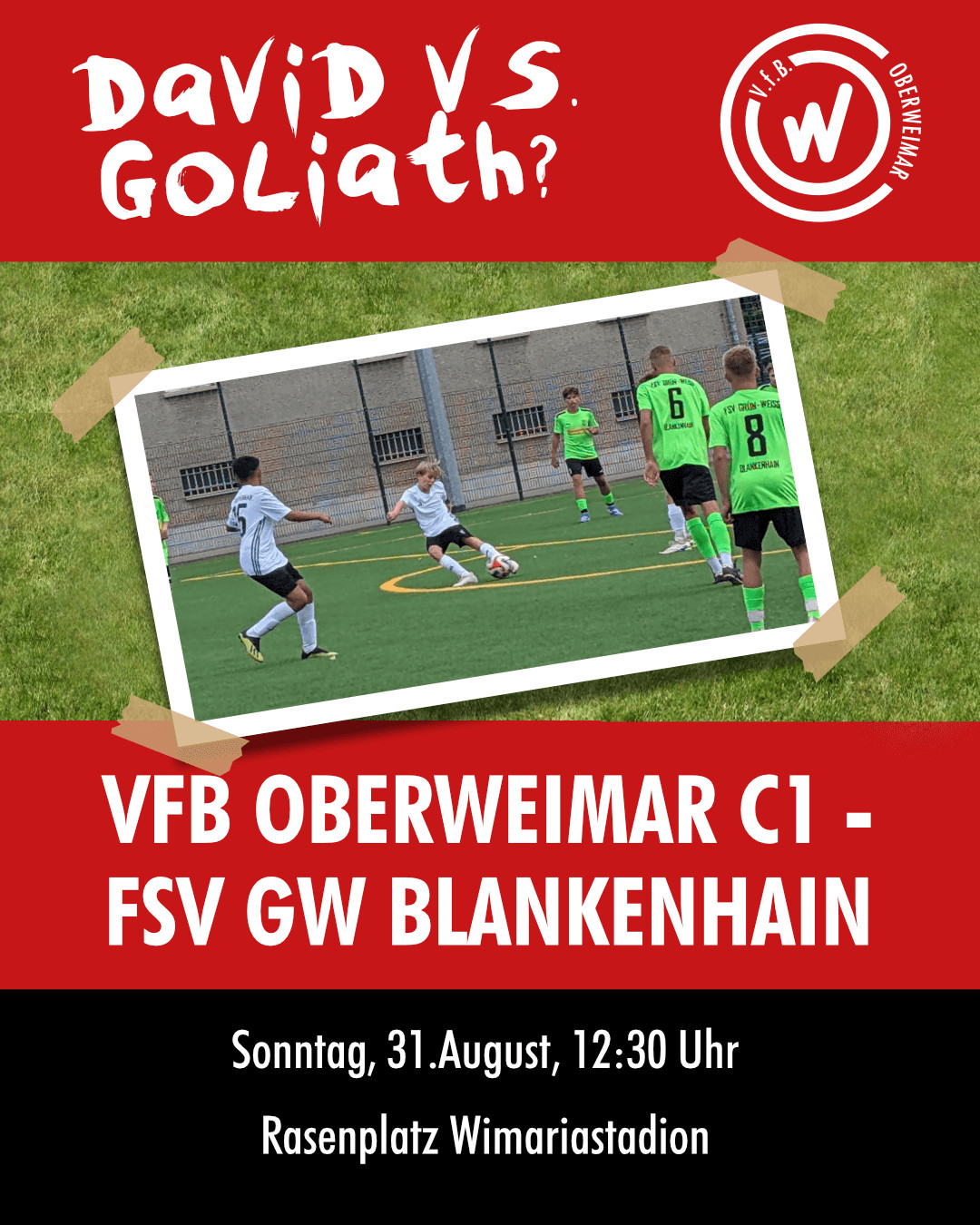 C1-Junioren gegen GW Blankenhain