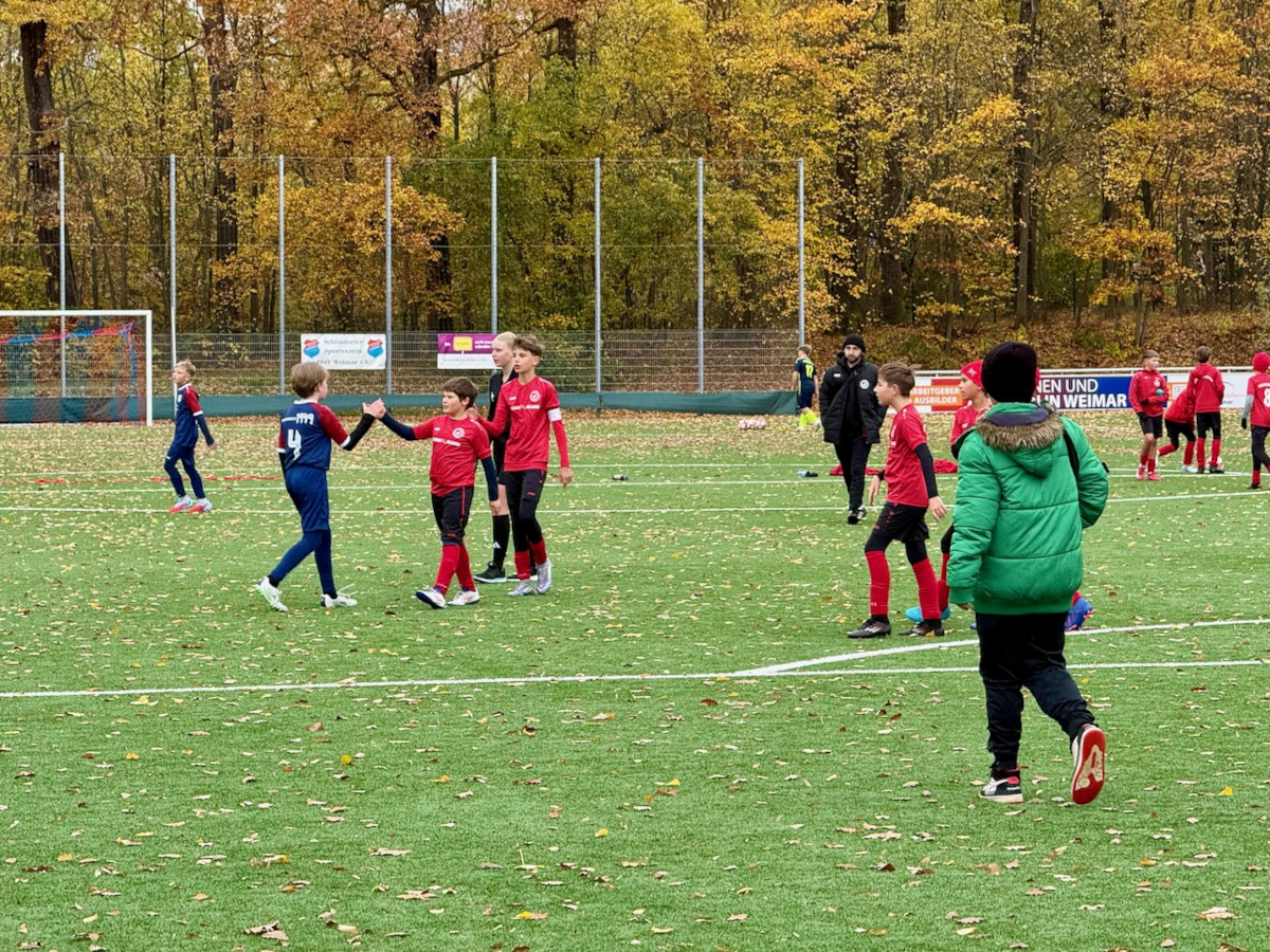 5:2 Sieg der D1-Junioren des VfB Oberweimar gegen Schöndorf