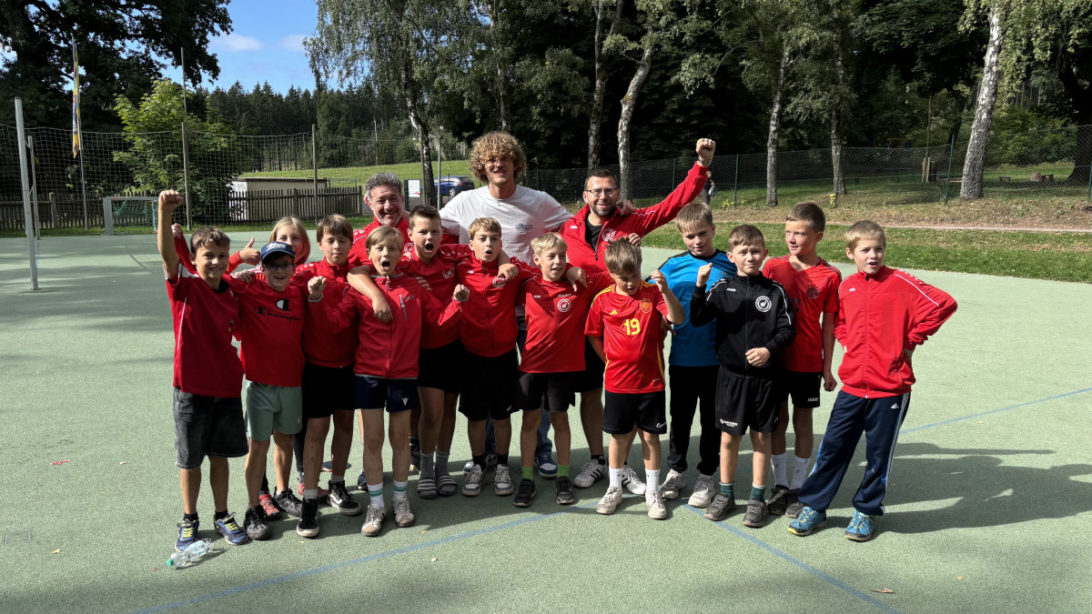 Trainingslager der D2 Junioren im Waldhof Finsterbergen