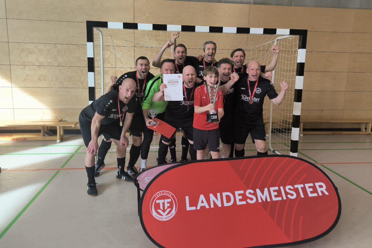 Edle Herren sind Ü40-Hallenlandesmeister!!