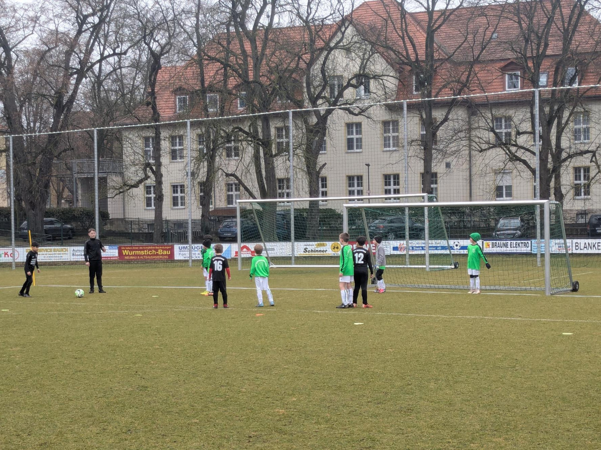 Testspiel der F1 in Blankenhain