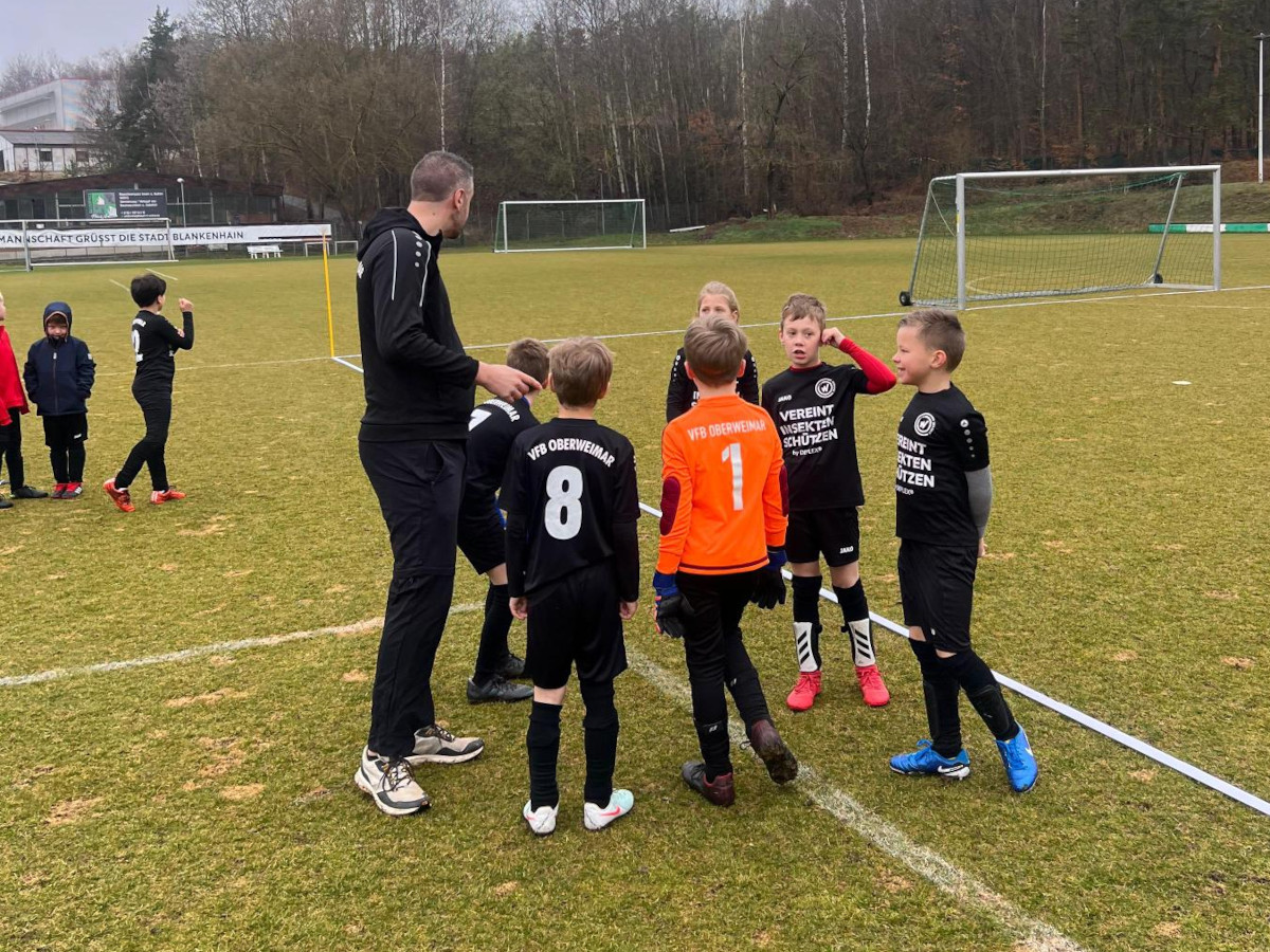 Testspiel der F1 in Blankenhain