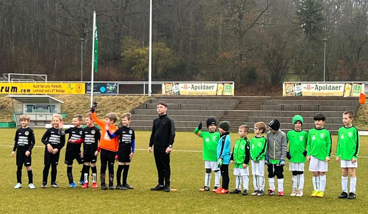 Testspiel der F1 in Blankenhain