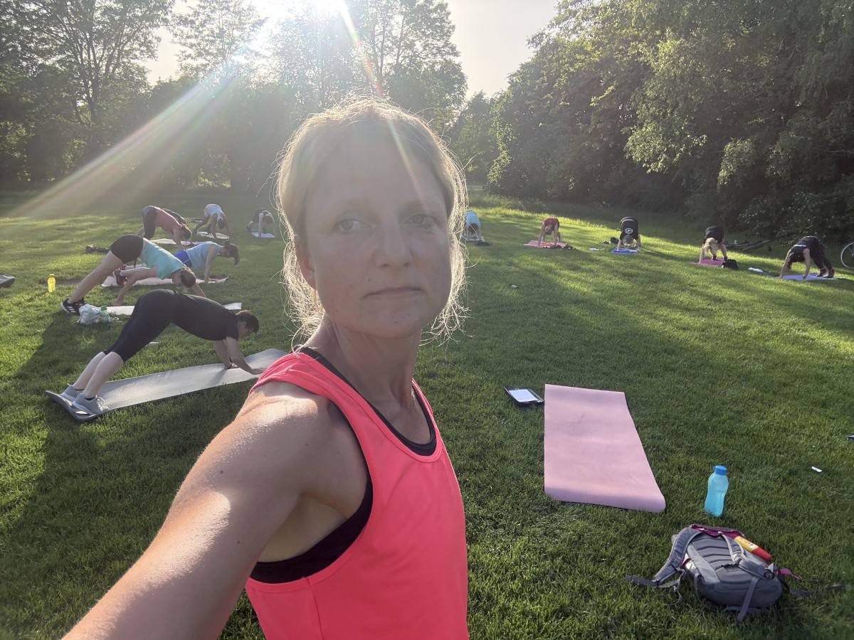 Fitness Outdoor gestartet Fitness Outdoor gestartet