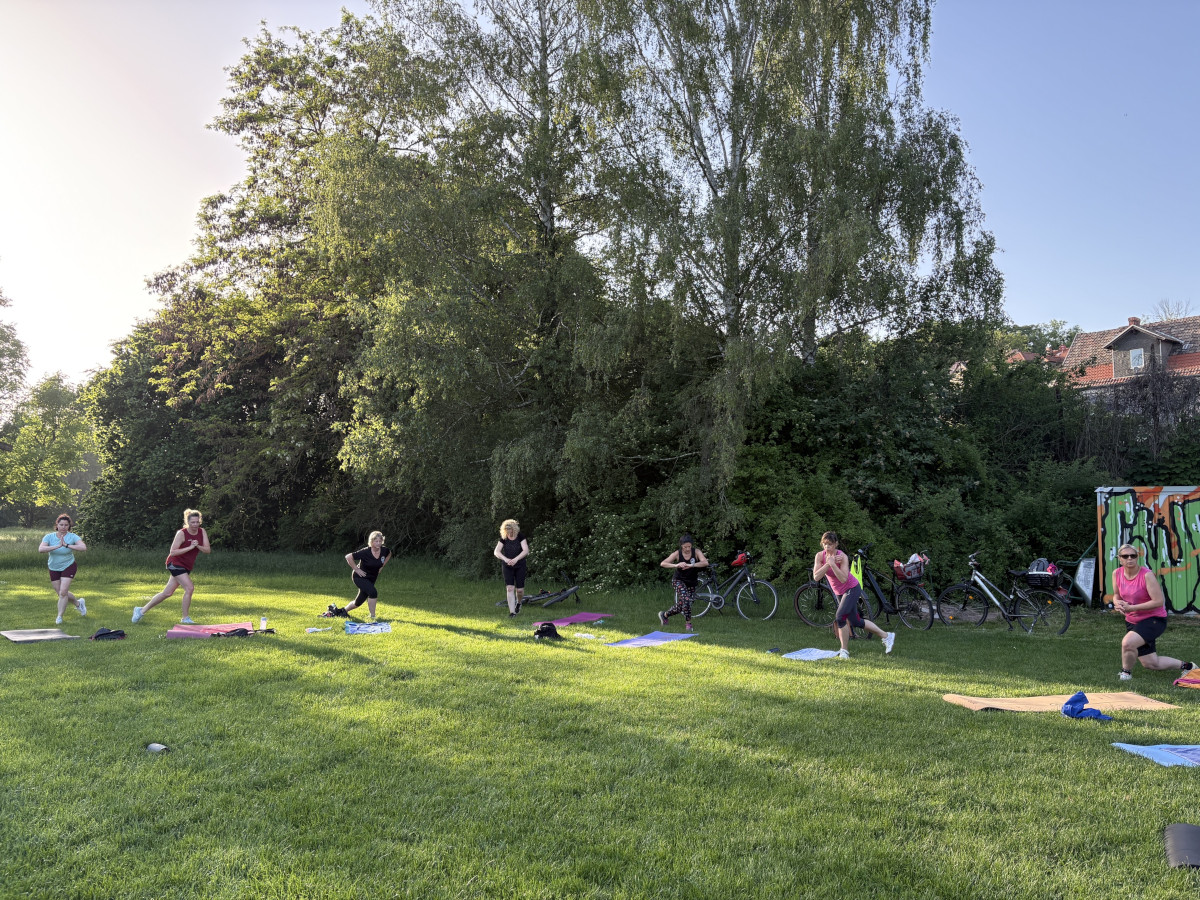 Fitness Outdoor gestartet Fitness Outdoor gestartet
