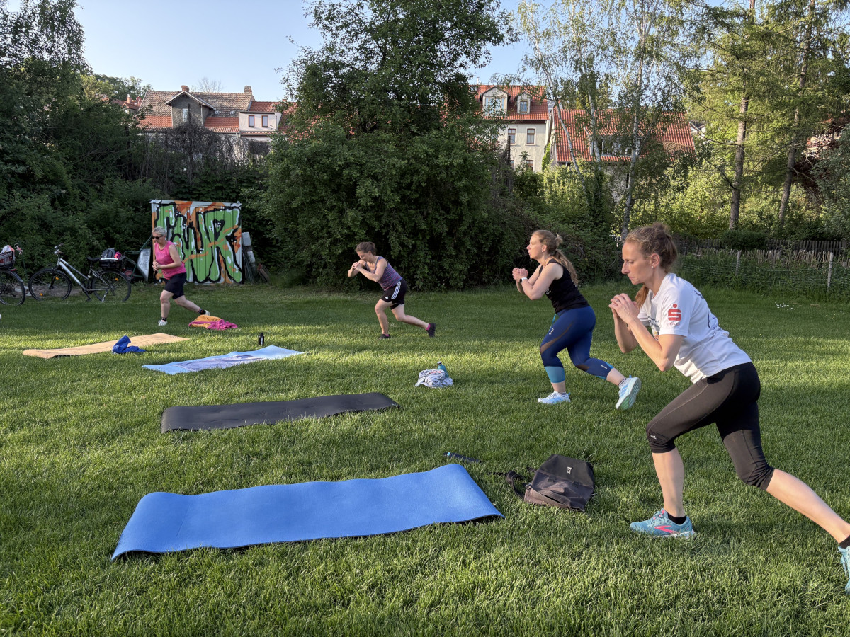 Fitness Outdoor gestartet Fitness Outdoor gestartet