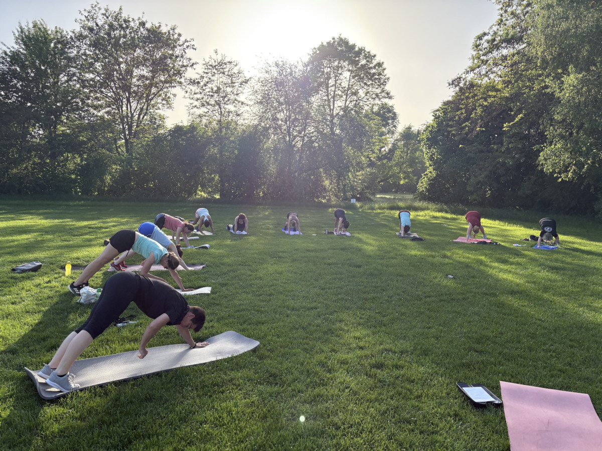 Fitness Outdoor gestartet Fitness Outdoor gestartet