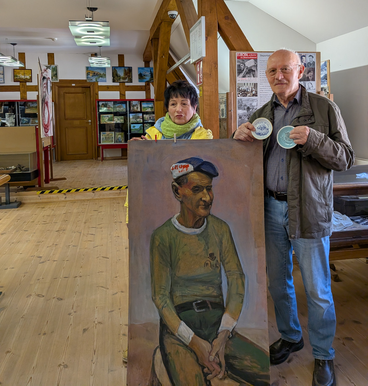 Rennsteigläufer im Museum