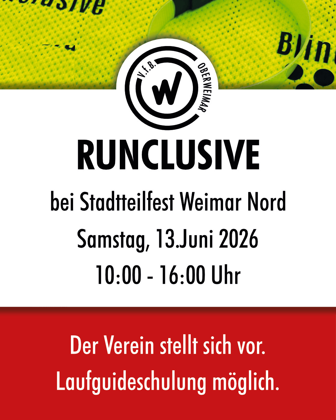 Stadtteilfest mit dem VfB Oberweimar