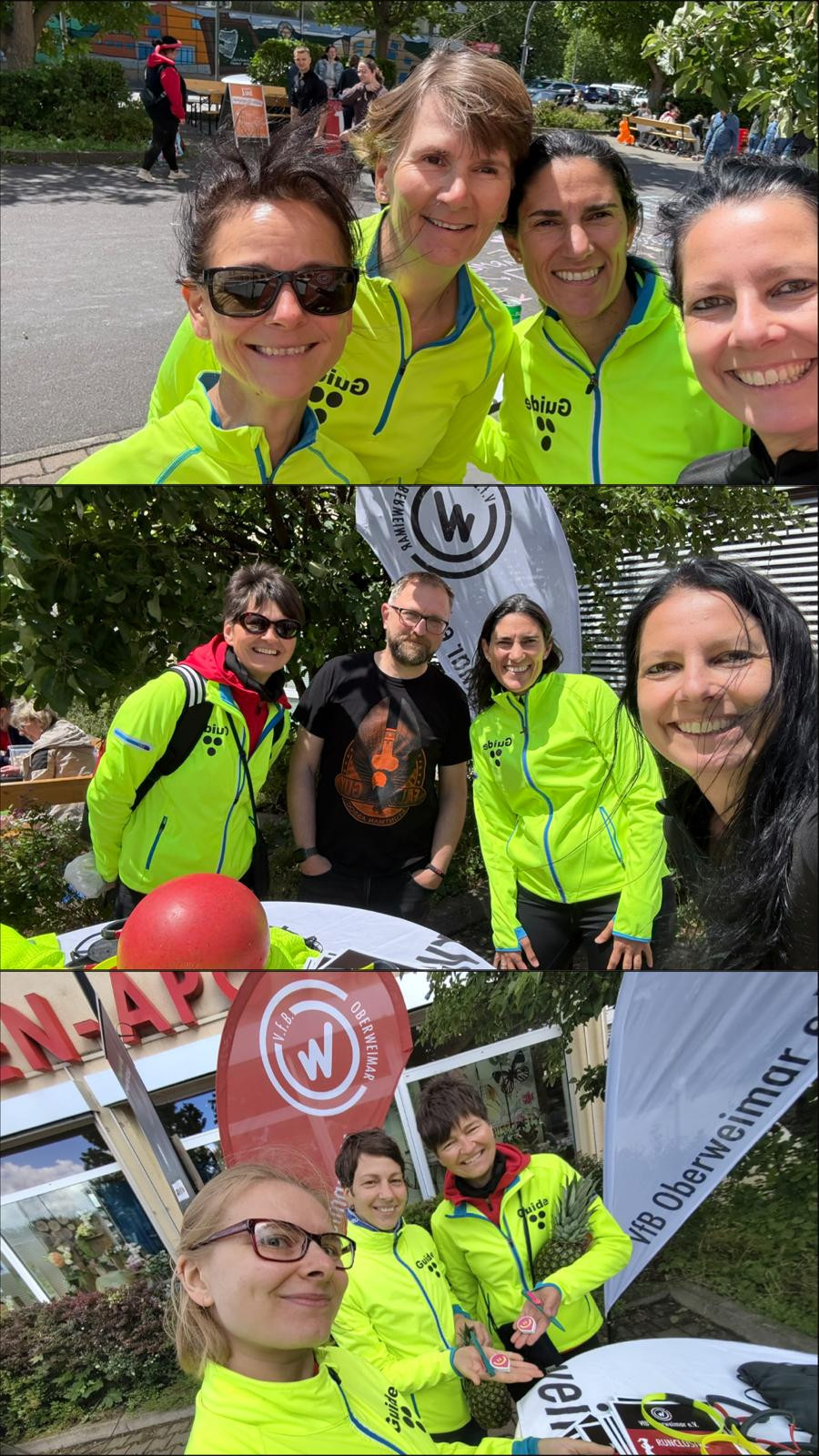 Laufguides des VfB Oberweimar beim Stadtteilfest Weimar-Nord Laufguides des VfB Oberweimar beim Stadtteilfest Weimar-Nord