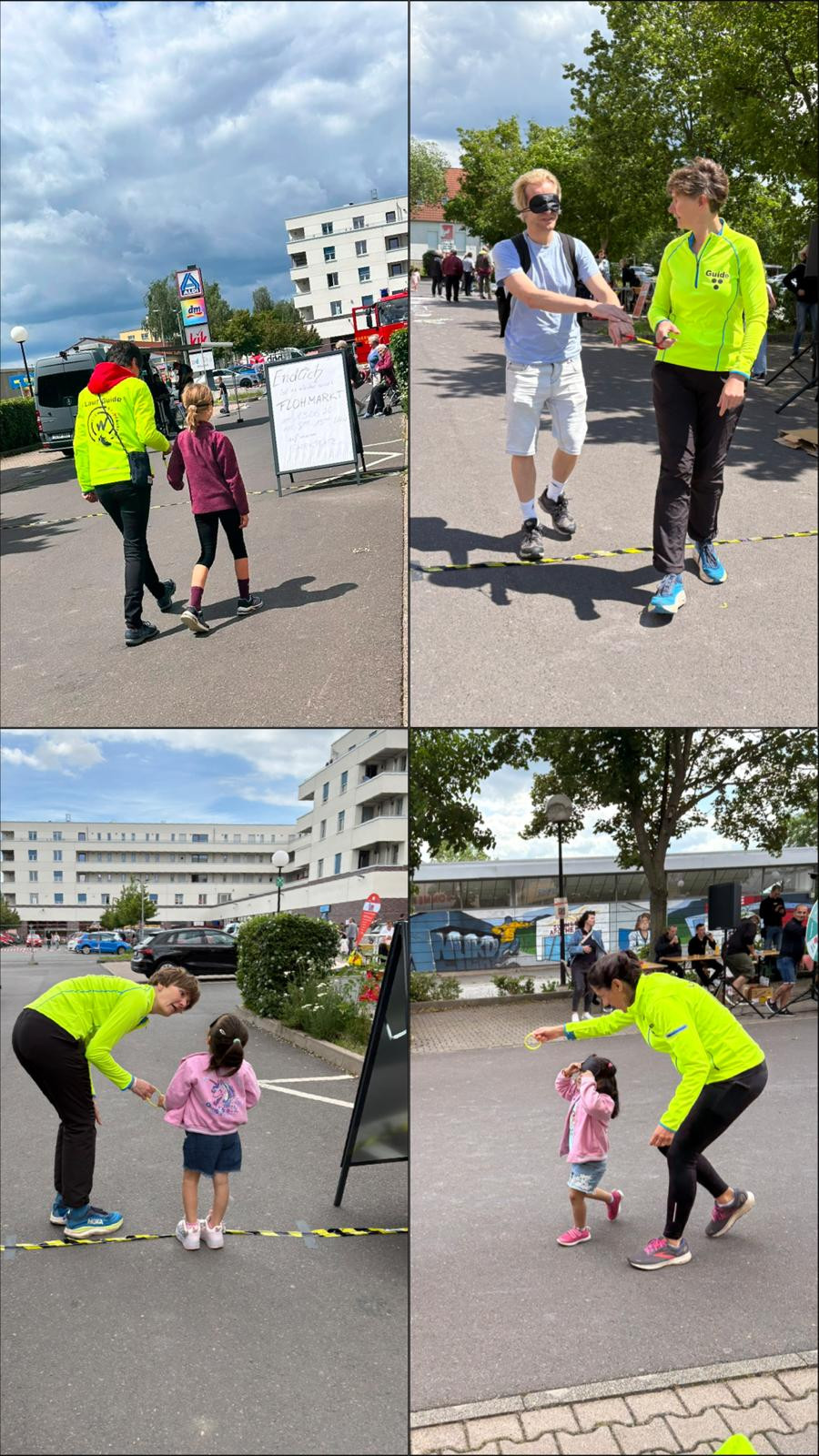 Laufguides des VfB Oberweimar beim Stadtteilfest Weimar-Nord Laufguides des VfB Oberweimar beim Stadtteilfest Weimar-Nord