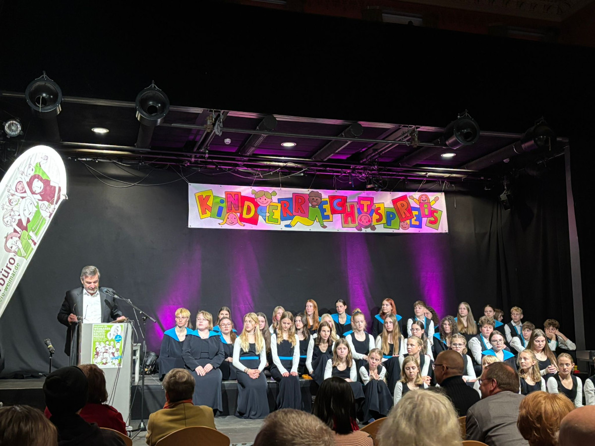 Verleihung des Kinderrechtspreises der Stadt Weimar Verleihung des Kinderrechtspreises der Stadt Weimar