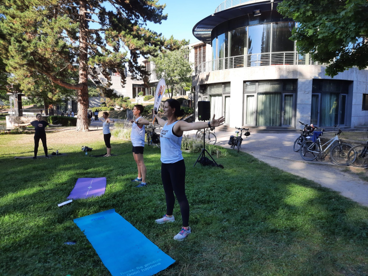 Sonne, Sommer, Sport im Park Sonne, Sommer, Sport im Park