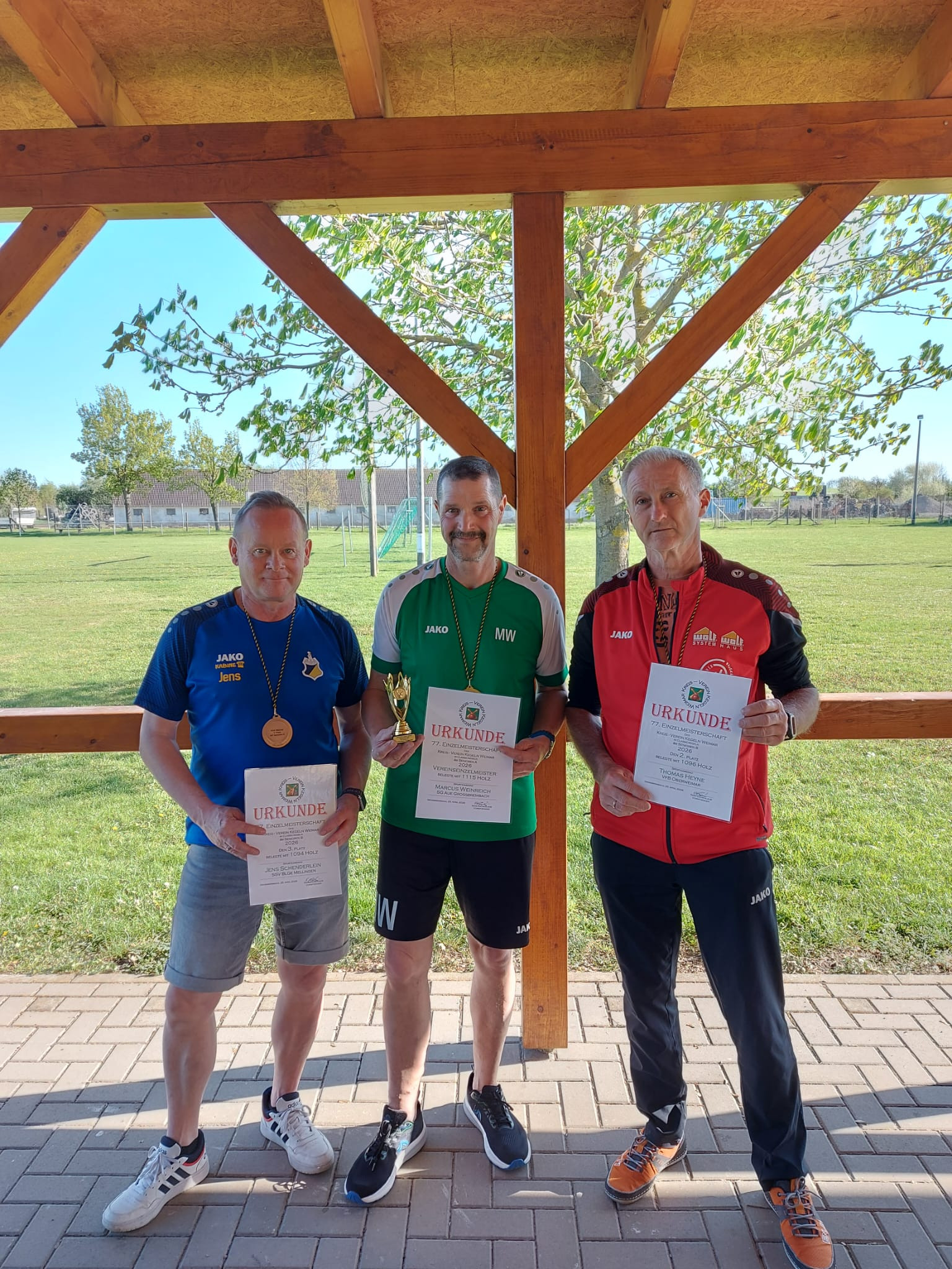 Thomas Heyne errang in der Altersklasse Senioren A den 2. Platz