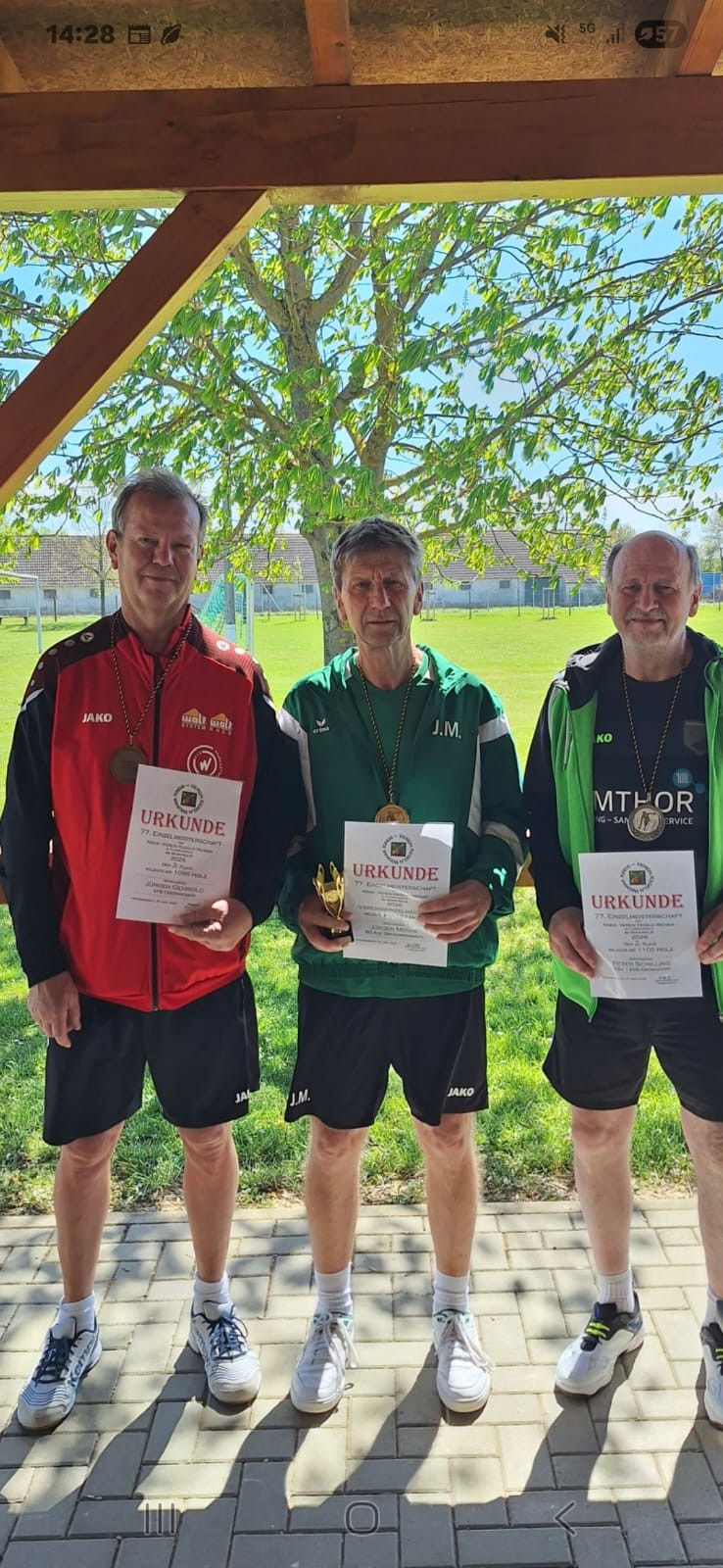 In der Altersklasse Senioren C erkämpfte Jürgen Gehrold den 3 Platz