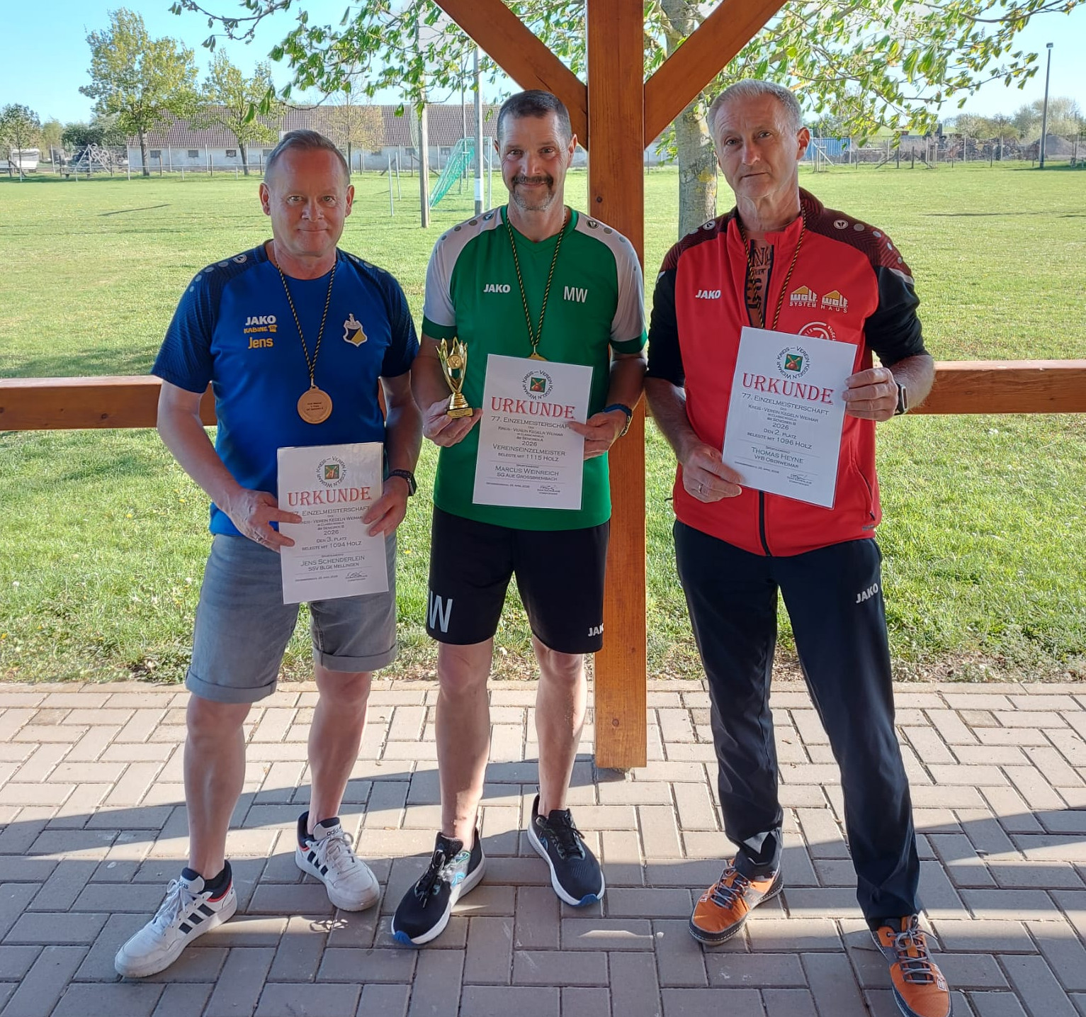 Thomas Heyne errang in der Altersklasse Senioren A den 2. Platz