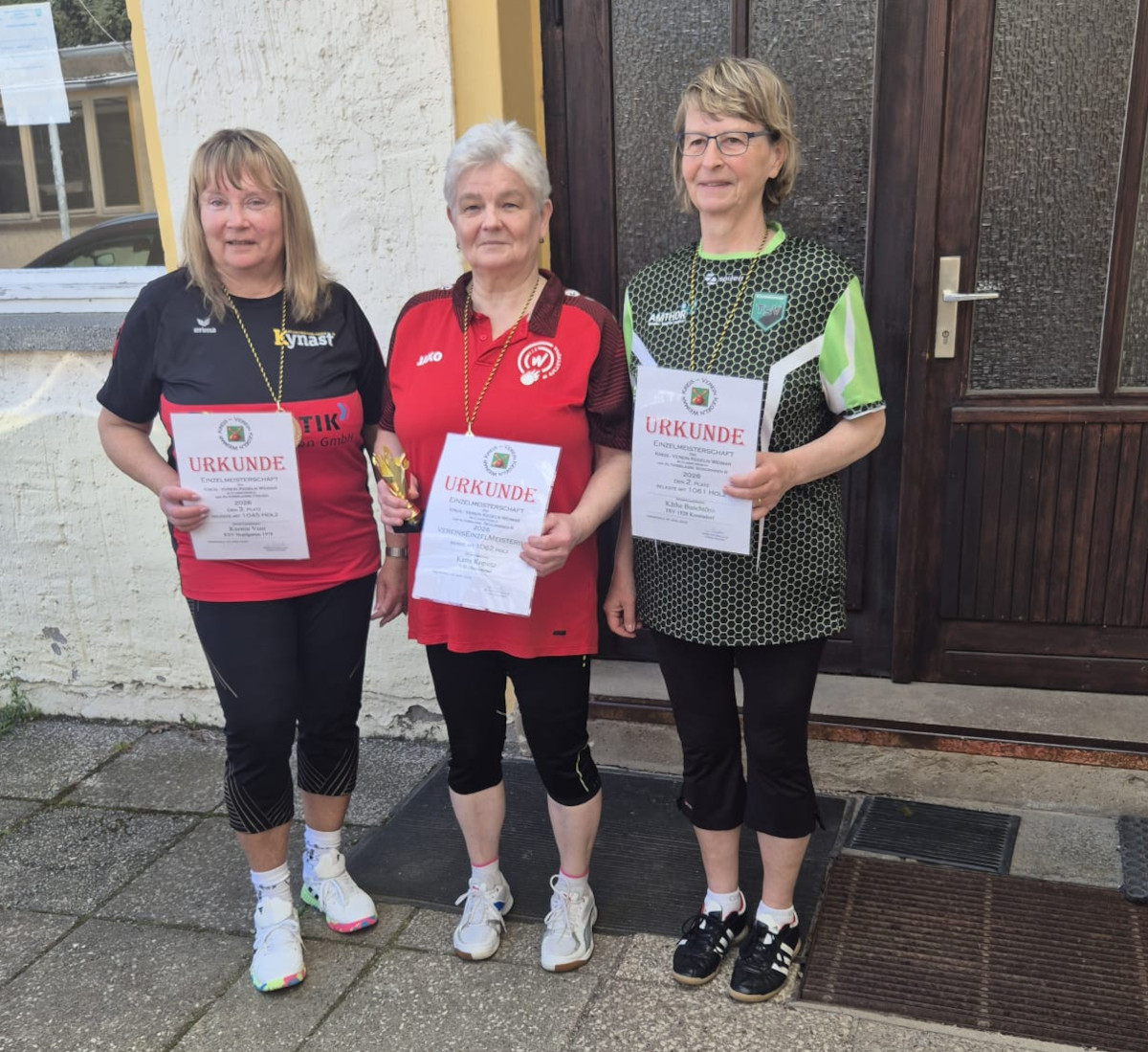 Karin Kopietz errang den Kreismeistertitel in der Altersklasse Seniorinnen B