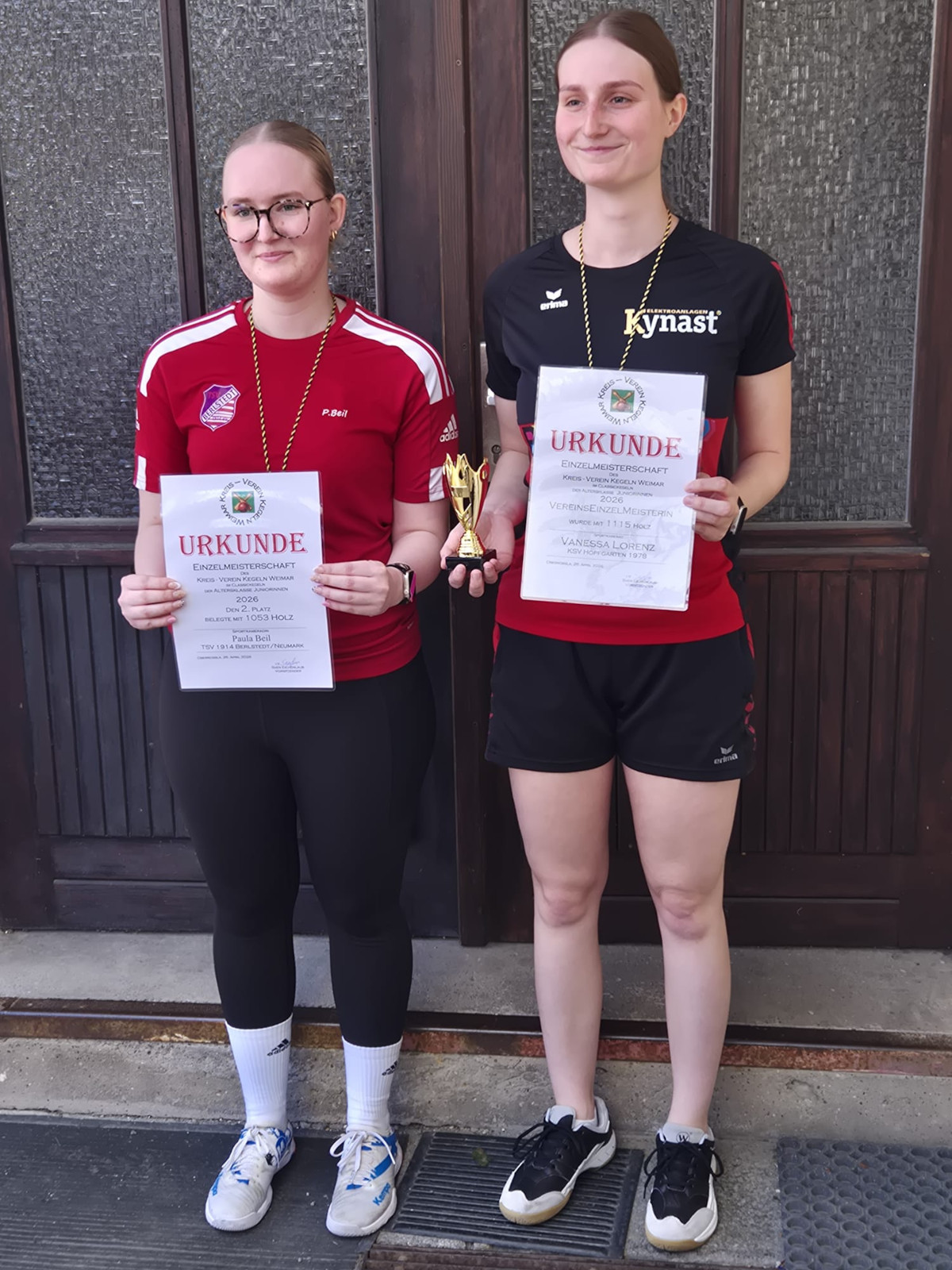 Vanessa Lorenz wurde Kreismeisterin bei den Juniorinnen