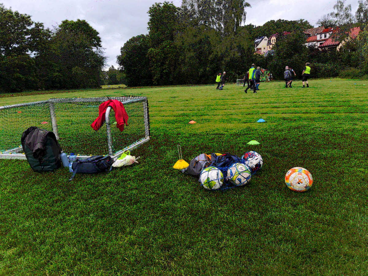 Walking Football auf dem Parksportplatz Walking Football auf dem Parksportplatz