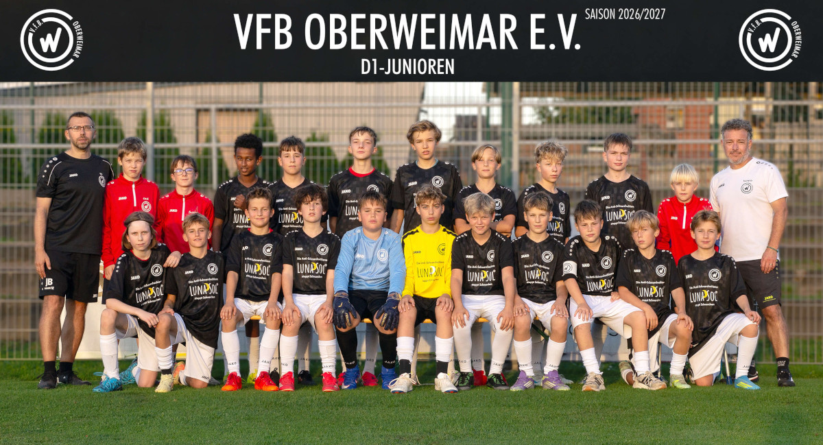Mannschaftsfoto unserer D1-Junioren Mannschaftsfoto unserer D1-Junioren