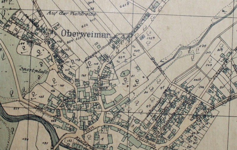 Ausschnitt aus dem Stadtplan 1926 Ausschnitt aus dem Stadtplan 1926