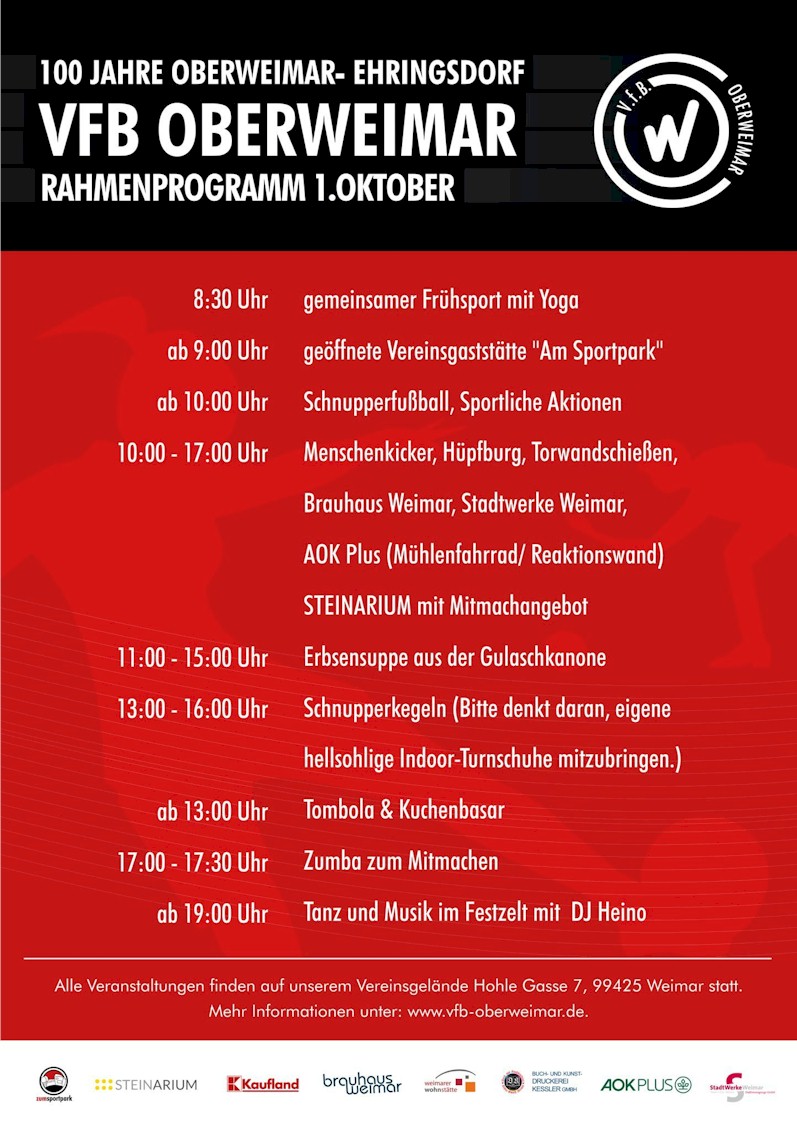 100 Jahre Eingemeindung Oberweimar und Ehringsdorf