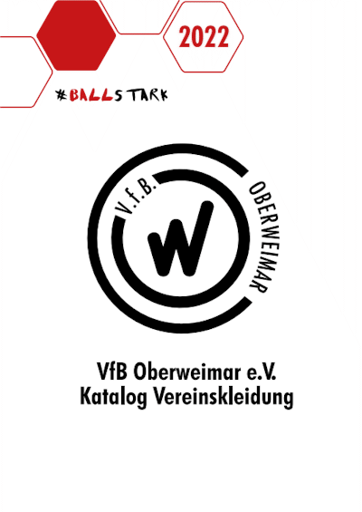 Bestellkatalog VfB Oberweimar